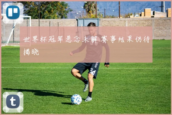 世界杯冠军悬念未解 赛事结果仍待揭晓